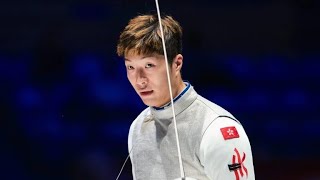 Edgar Cheung Ka Long successfully defended his Olympicss champion in Foil fencing and winner [upl. by Ailyn]