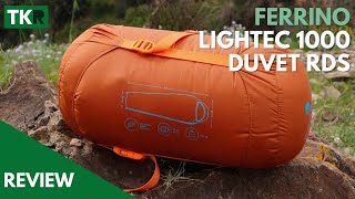 Ferrino Lightec 1000 Duvet RDS  Review  Saco de plumas para condiciones de frío [upl. by Silado400]