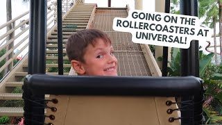 RIDING ROLLERCOASTERS AT UNIVERSAL  The Radford Family [upl. by Peatroy]