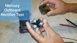 Mercury Outboard L3 L4 amp L6 Rectifier Test [upl. by Ambrogino]