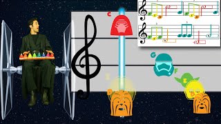 Star Wars Music Lesson for Bells and Boomwhackers [upl. by Chrisman]