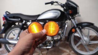 side reflectors indicators on motorcycle [upl. by Noiek917]