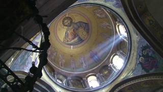 Jerusalem Church of the Holy Sepulchre Catholicon and Omphalos [upl. by Durkee517]