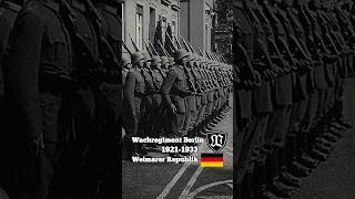 Das Gewehr über Ehrengarde der Weimarer Republik 🦅🇩🇪wachbataillon militär soldaten tradition [upl. by Harmon]