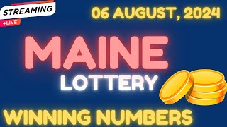 Maine Day Lottery Results For  06 Aug 2024  Pick 3  Pick 4  Powerball Draw  Lotto America [upl. by Prud]