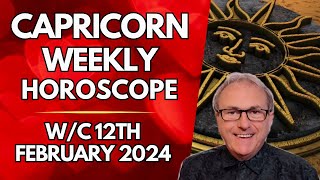 Capricorn Horoscope Weekly Astrology from 12th February 2024 [upl. by Aubrey]