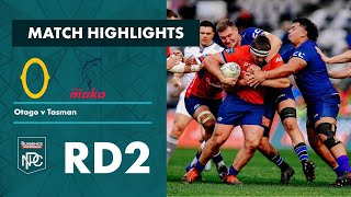 Bunnings NPC 2022  Round 2 Highlights  Otago v Tasman [upl. by Biegel]