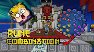 One Hit💀 rune combination in bedwars [upl. by Derag]