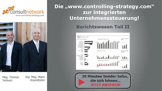 Berichtswesen als Teil der wwwcontrollingstrategycom zur integrierten Unternehmenssteuerung [upl. by Englebert]