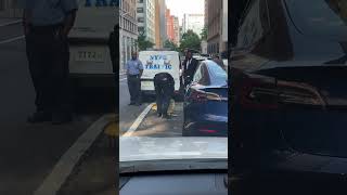 nypd gettingitdone newyorkcity jakes police popo manhattan boot tickets fines law omg [upl. by Oinotnas]