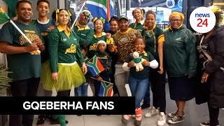 WATCH  Song and dance in Gqerbha for Boks despite the rain [upl. by Regdirb213]