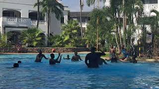 Williams water polo during the December holidays at Sarova Whitesands Mombasa [upl. by Wilterdink]