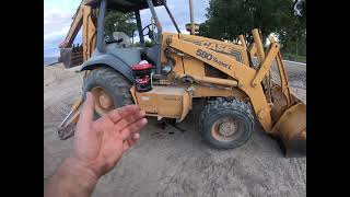 Case Backhoe Transmission Problems [upl. by Taylor996]