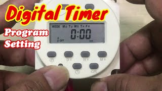 Cn101A Digital Timer Setting How to Program  Filipino [upl. by Luben]