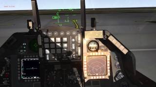 Falcon BMS  Rampstart Take Off ILS Approach amp Landing FR [upl. by Lattie]