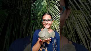 আজ বানালাম মাছ ভান্ডার 🤗 art clay pottery model shorts minivlog [upl. by Arhas]