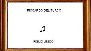 Riccardo Del Turco  Figlio Unico [upl. by Attenej179]