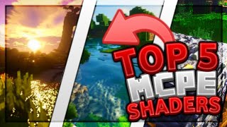 Top 5 MCPE Shaders 2020 114  Ultra Shaders No Lag Realistic  Minecraft Bedrock Edition [upl. by Fransis]