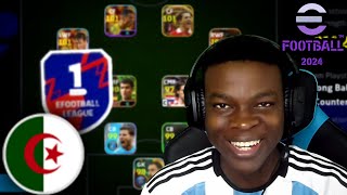 ALGERIAS NO1 🇩🇿 vs MACKIE PES HD  eFOOTBALL 2024 [upl. by Cony230]