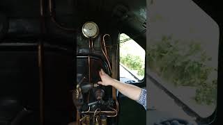 on the footplate of GWR 062 6695 steamengine steamtrain steamenginetrain railway train [upl. by Anoirb640]