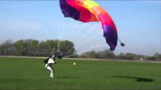 Parachute Landings and practice cutaway [upl. by Ainivad44]