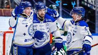 Leksand Lyckas Vinna Det Dramatiska Slutet Mot Färjestad  Leksand vs Färjestad  30 November 2021 [upl. by Anaizit]