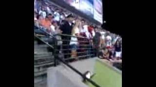 Crazy Cleveland Fans Boo Miami Lebron Jersey at Yankees Indians Game [upl. by Nwahsar]