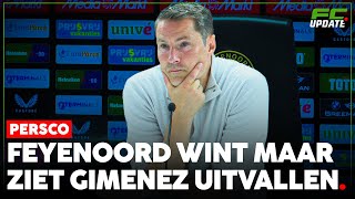 FEYENOORD boekt belangrijke overwinning maar verliest Giménez  FCUpdate [upl. by Cadman]