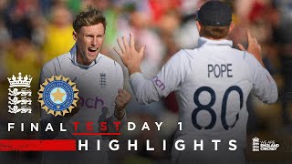 Joe Root Dismisses Dominant Pant  Highlights  England v India  Day 1  LV Insurance Test 2022 [upl. by Nav]