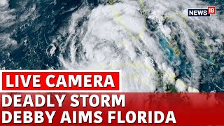 Storm In Florida News LIVE  Storm Debby Aims Florida  Florida Weather LIVE  Hurricane News  N18G [upl. by Amsed]