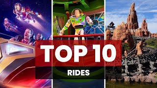 Top 10 rides at Disneyland Paris in 2024 [upl. by Suzan]