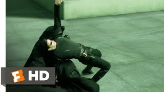 Rooftop Showdown  The Matrix 79 Movie CLIP 1999 HD [upl. by Atnohs]