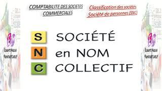 Les sociétés de personnes  Société en nom collectif [upl. by Ramburt]