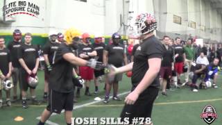 Josh Sills 2015 Elite Big Man Camp [upl. by Aneelak]