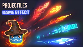 New GODOT 4  Projectiles VFX  FIRE BALL [upl. by Ellirehs]