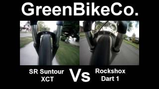 SR Suntour XCT VS RockShox Dart 1 [upl. by Vanda]