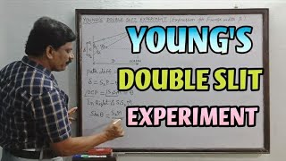 Youngs Double Slit Experiment  Expression For Fringe Width β  Class 12 Physics  Wave Optics [upl. by Irreg]