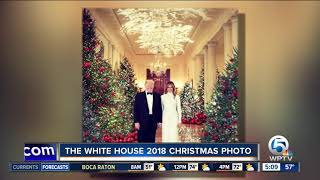 President Trump and Melania release 2018 White House Christmas photo [upl. by Ahsim]