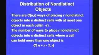 Lecture 29  Permutations and CombinationsContd [upl. by Lotsirb]