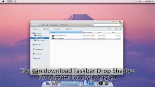 Mac OS X Lion for Windows 7 Transformation Pack [upl. by Ahsiekin474]