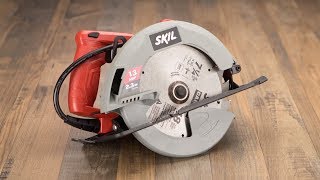 SKIL 714in 13Amp Corded Circular Saw with Steel Shoe [upl. by Eidoow774]