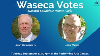 Waseca Mayoral Debate 2024 [upl. by Knut]