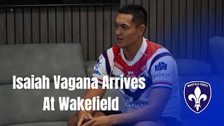 Vagana Arrives At Wakefield  Interview [upl. by Ihsar]