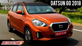 Datsun Go 2018 Review  Tiago competition  Hindi  MotorOctane [upl. by Gib]