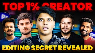 How To Edit Like Dhruv rathee Abhi amp Niyu or Nitish Rajput  Top 1 Creators Editing Secret [upl. by Ennaxxor]