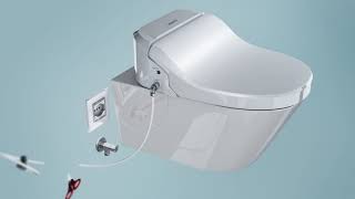 USPA Bidet Seat Installation  English [upl. by Gerdy]