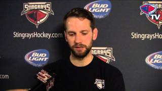 South Carolina Stingrays  Jeff Jakaitis  041615 [upl. by Atenik611]