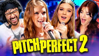 PITCH PERFECT 2 2015 MOVIE REACTION FIRST TIME WATCHING Anna Kendrick  Hailee Steinfeld [upl. by Asseniv]