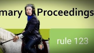 Rule 123 Procedure In Mtc Summary Procedure [upl. by Aidin]