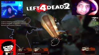 RodSquare JUEGA L4D2 con MrNachota  Niko Bizarro y SchapiraManuk [upl. by Haletta]